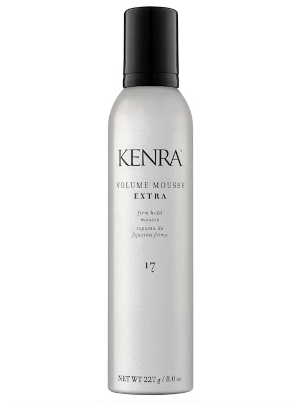 Kenra Volume Mousse Extra 17 - Silver Bottle, Black Cap NEW